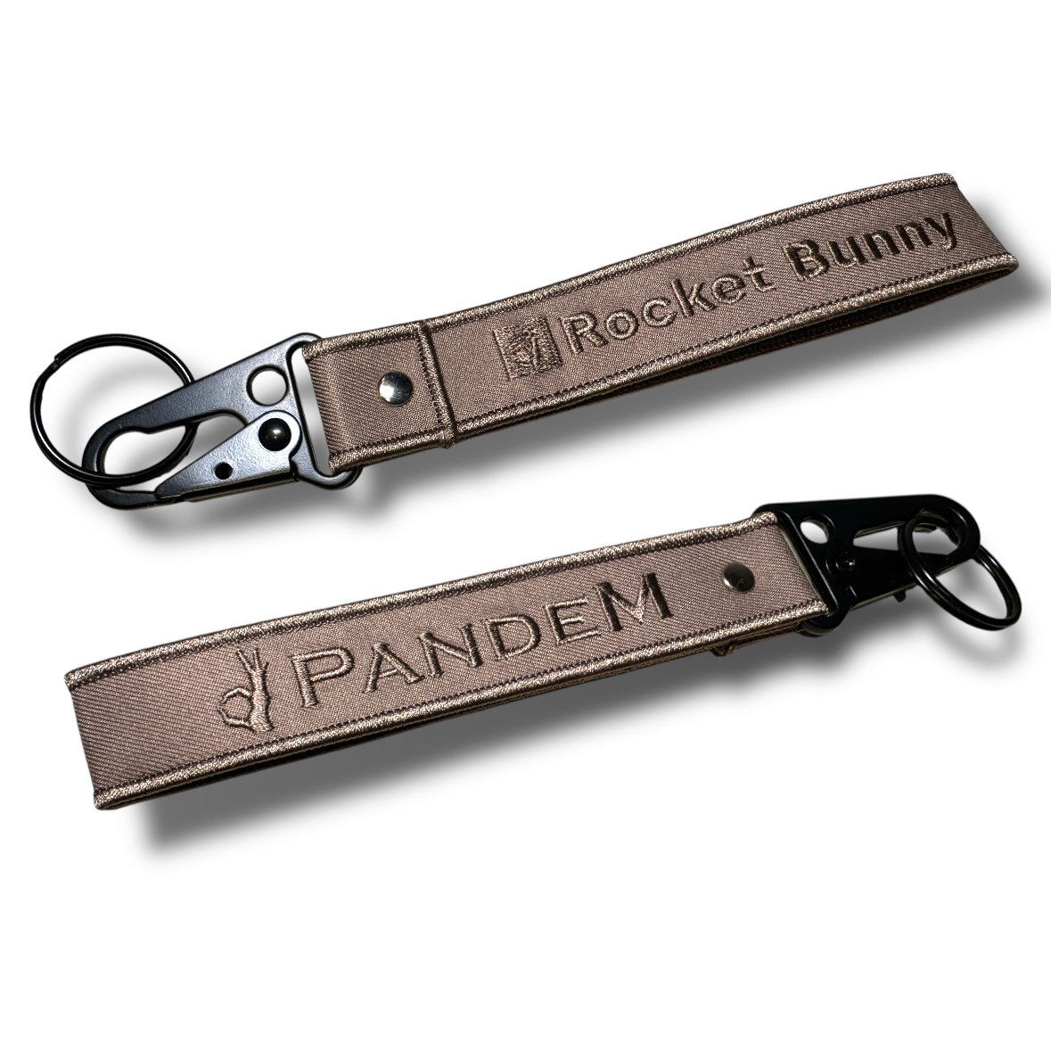 Metallic Khaki Rocket Bunny Pandem Jet Tag Wrist Strap Keyring
