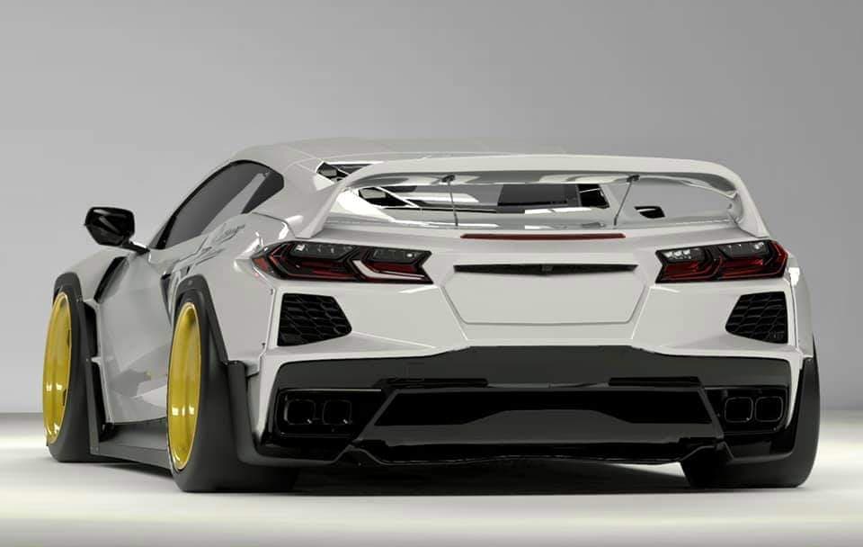 Pandem | V1.0 Chevrolet C8 Corvette + Rear Wing | 2020+