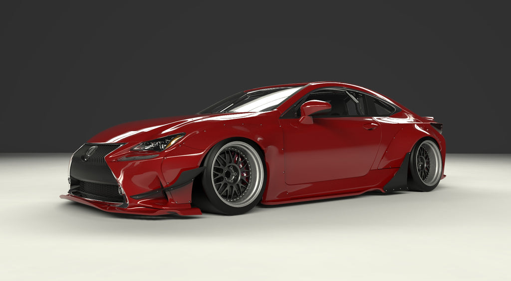 Rocket Bunny Racing | V1.0 Lexus RC / RC F SPORT / RC350 + Duck Wing | 2015