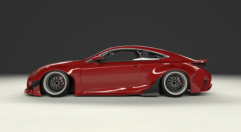 Rocket Bunny Racing | V1.0 Lexus RC / RC F SPORT / RC350 + Duck Wing | 2015