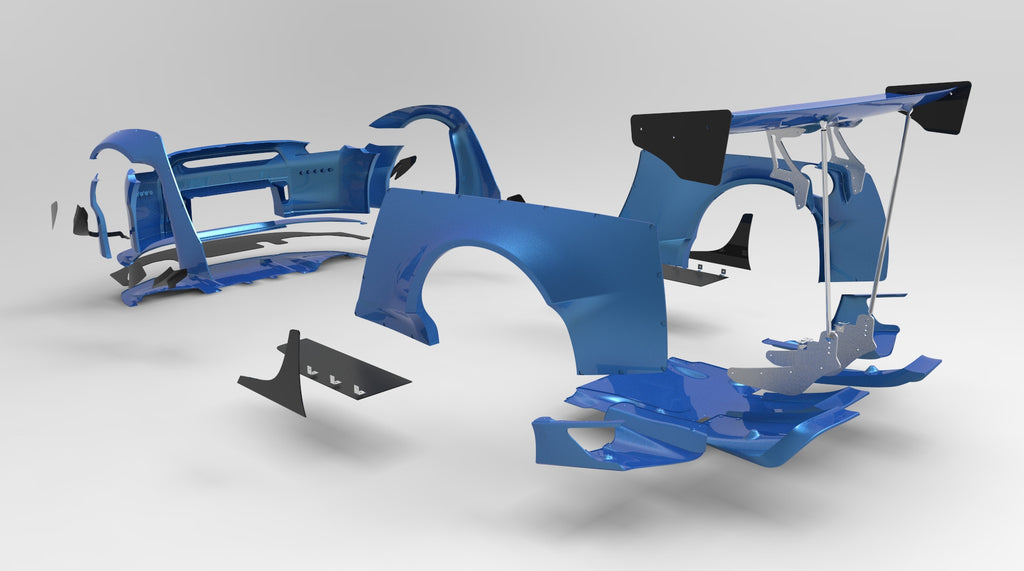 Rocket Bunny Racing | V1.0 Nissan R35 GT-R + GT Wing | 2009-2015
