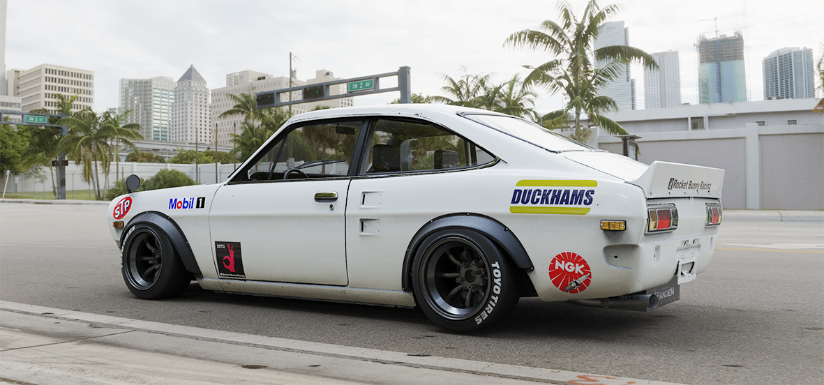 Pandem | V1.0 Datsun B110 Sunny Coupe + Duck Wing | 1970 - 1973