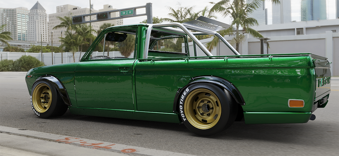 Pandem | V1.0 Datsun 521 2-Door Pickup Ute | 1968 - 1972