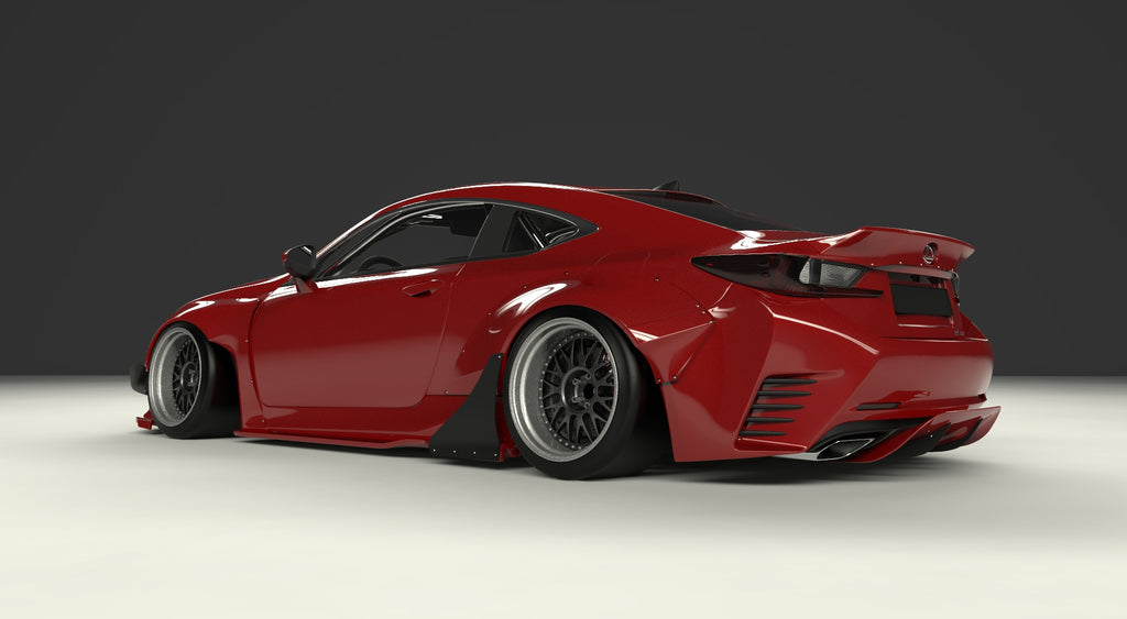 Rocket Bunny Racing | V1.0 Lexus RC / RC F SPORT / RC350 + Duck Wing | 2015