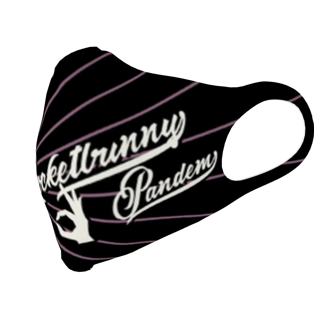 Pandem FACE MASK "FLAG OF THE RISING SUN" with Logo | WHITE | Rocket Bunny Racing × Pandem