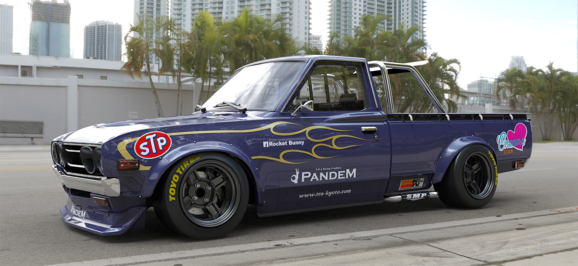 Pandem | V1.0 Datsun 620 Pickup Ute | 1973 - 1979