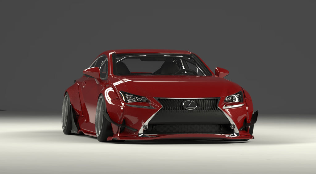 Rocket Bunny Racing | V1.0 Lexus RC / RC F SPORT / RC350 + Duck Wing | 2015
