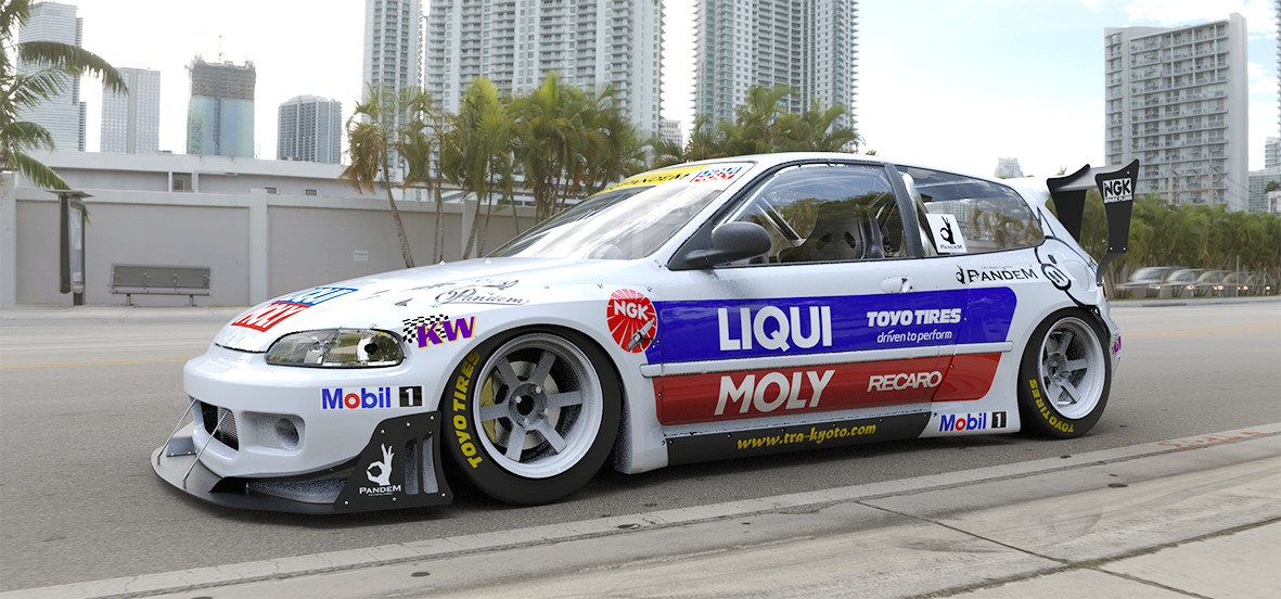 Pandem | V1.5 Honda EG Civic + Roof Wing | 1991 - 1995