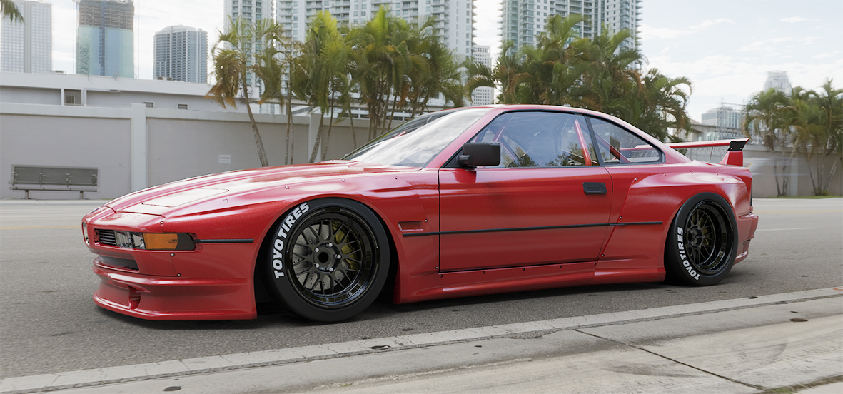 Pandem | V1.0 BMW 8 Series E31 + Rear Wing | 1989 - 1999