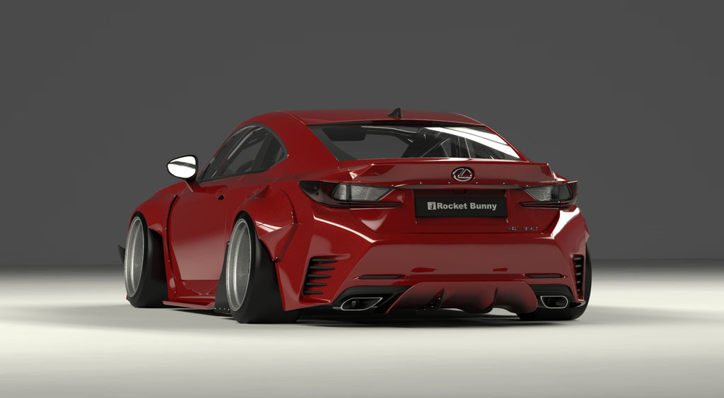 Rocket Bunny Racing | V1.0 Lexus RC / RC F SPORT / RC350 + Duck Wing | 2015