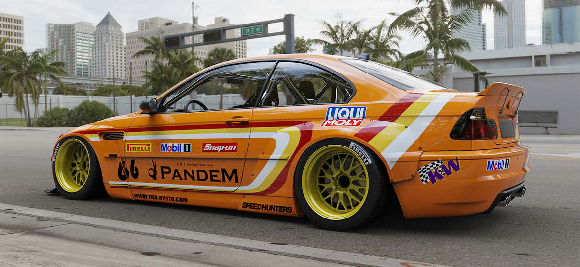 Pandem | V1.0 BMW E46 M3 with Duck Wing | 2000 - 2006