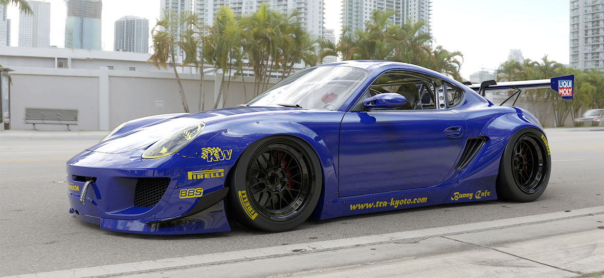 Pandem | V1.0 Porsche Cayman 987.1 + GT Wing | 2005 - 2012