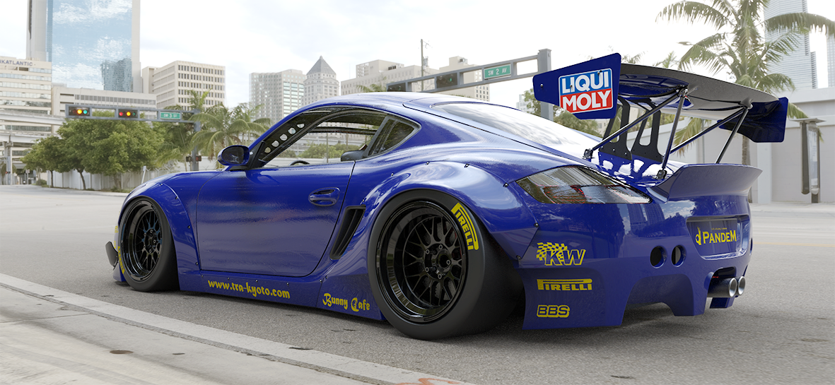 Pandem | V1.0 Porsche Cayman 987.1 + GT Wing | 2005 - 2012