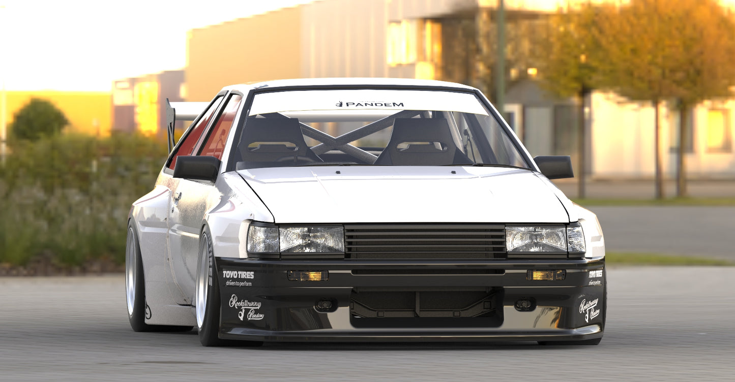 Pandem | V1.0 Toyota Corolla Levin AE86 + GT Wing | 1983 - 1987