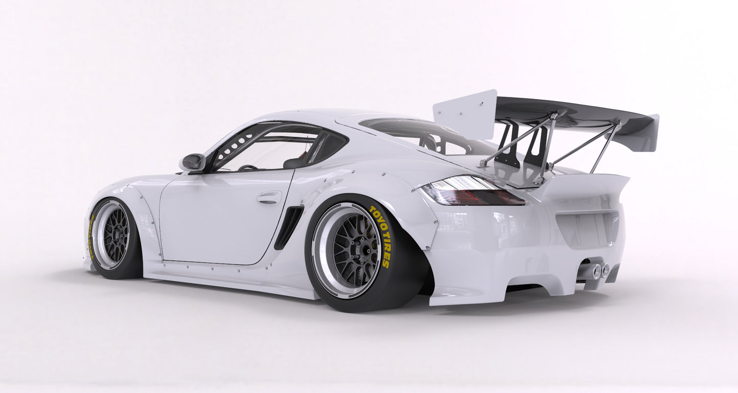Pandem | V2.0 Porsche Cayman 987.1 + GT Wing | 2005 - 2012