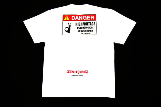 Rocket Bunny Racing × Pandem | DANGER T Shirt - WHITE