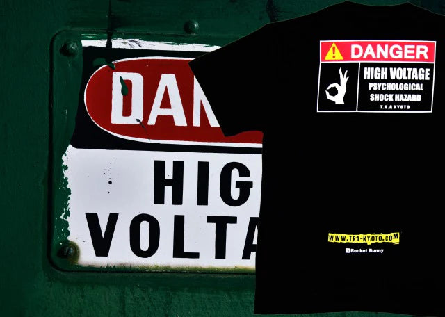 Rocket Bunny Racing × Pandem | DANGER T Shirt - BLACK