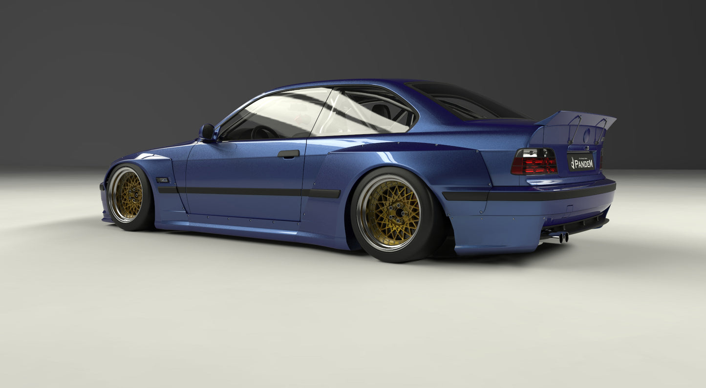 Pandem | V1.0 BMW E36 M3 + Duck Wing | 1992 - 1999