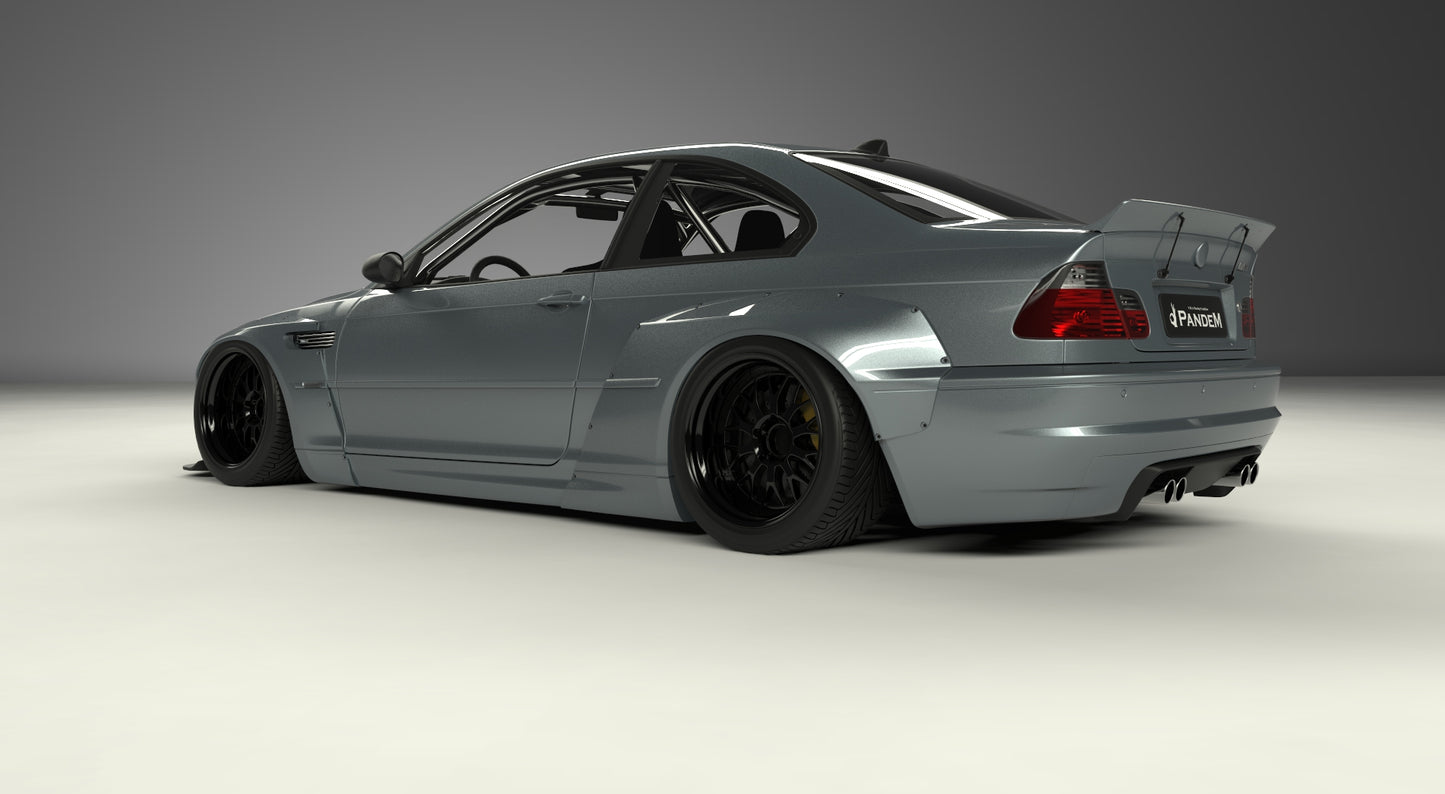 Pandem | V1.0 BMW E46 M3 with Duck Wing | 2000 - 2006