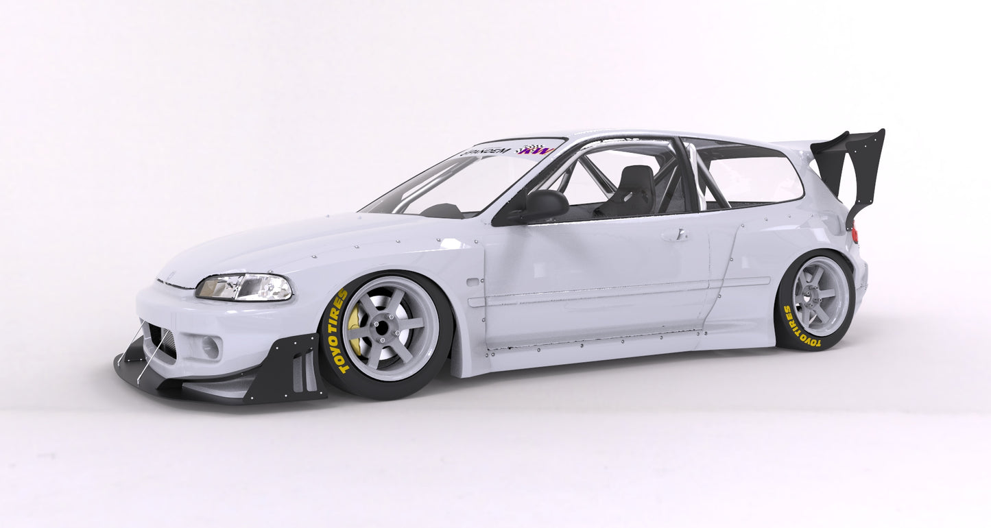 Pandem | V1.5 Honda EG Civic + Roof Wing | 1991 - 1995