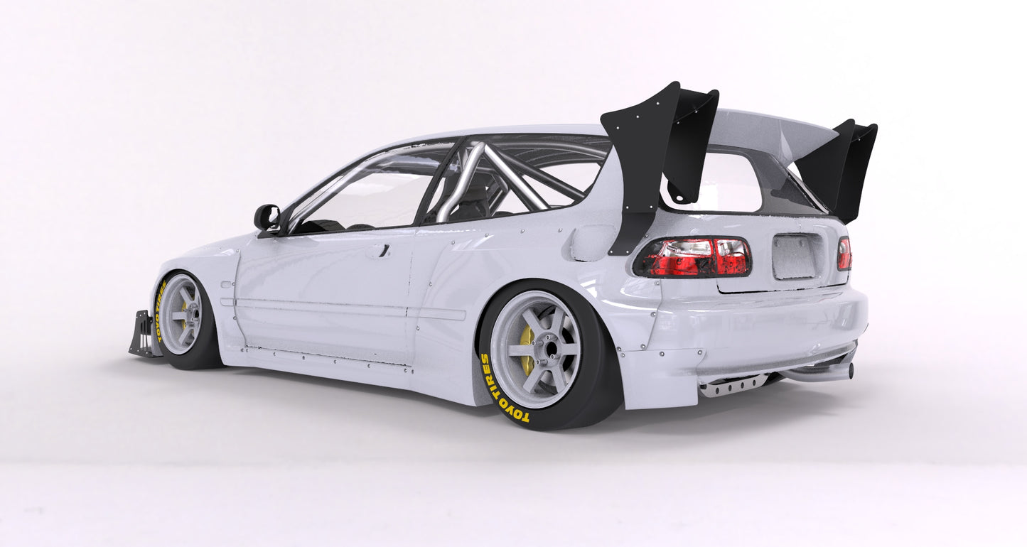 Pandem | V1.5 Honda EG Civic + Roof Wing | 1991 - 1995