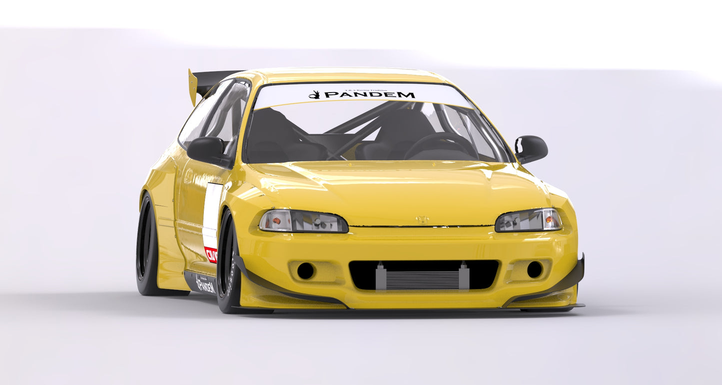 Pandem | V1.0 Honda EG Civic + Roof Wing | 1991 - 1995