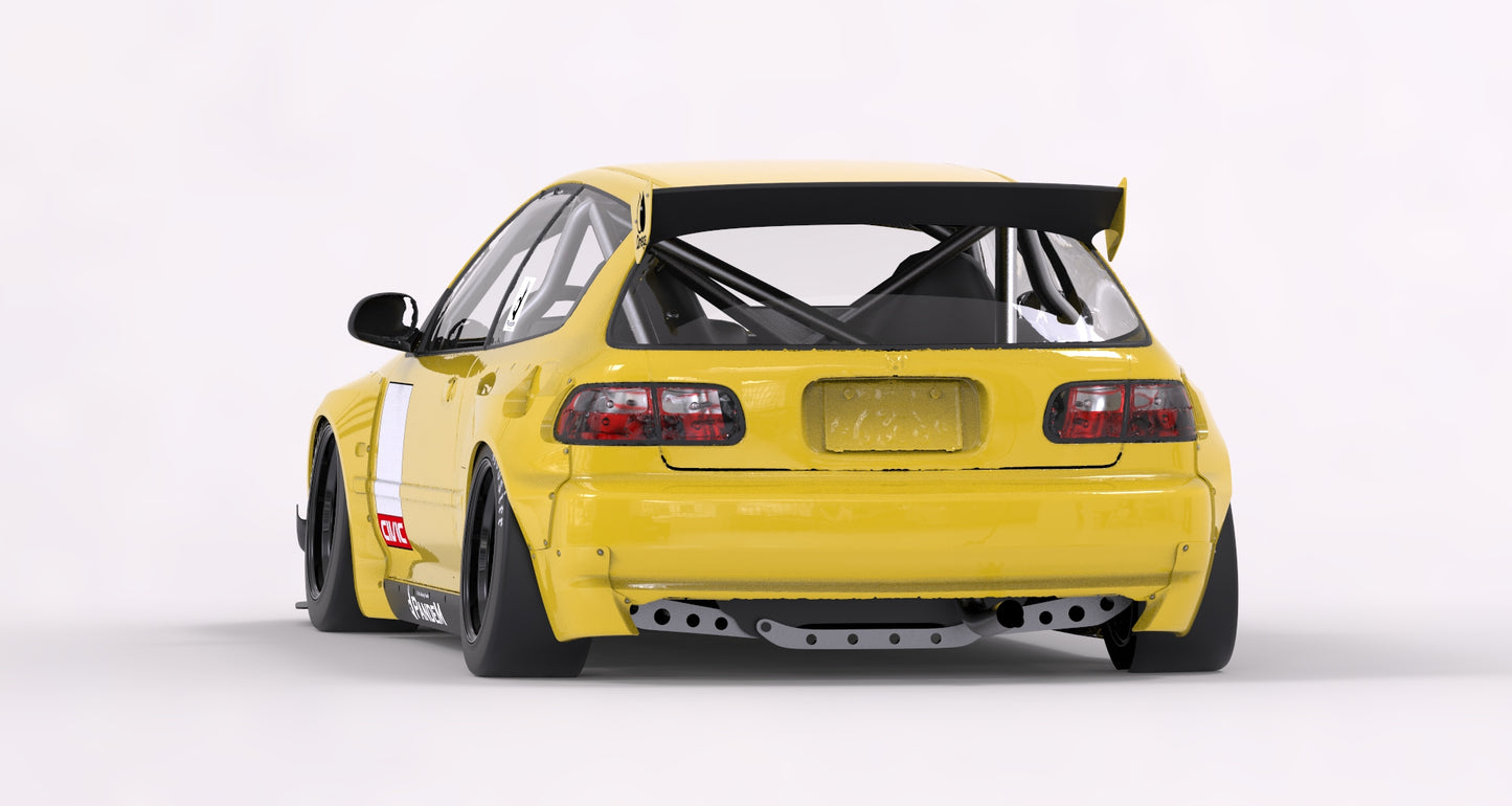 Pandem | V1.0 Honda EG Civic + Roof Wing | 1991 - 1995