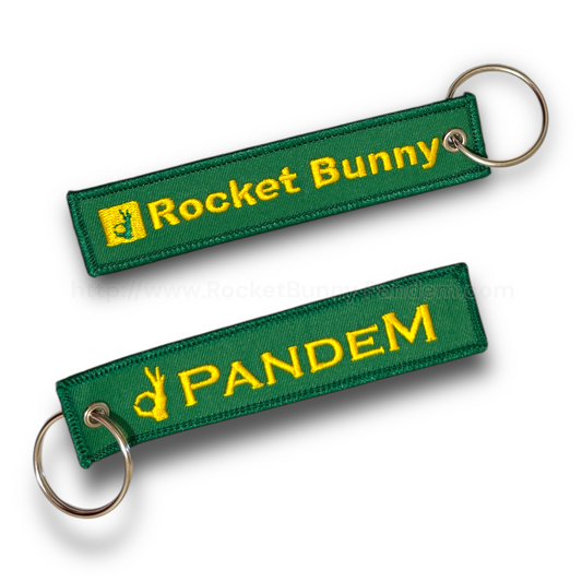Exclusive Pantone® correct Green and Gold Rocket Bunny Pandem Jet Tag produced by TRA Kyoto and designed by Kei Miura