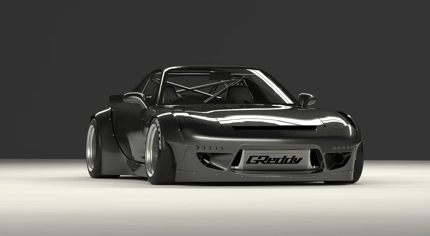 Rocket Bunny Racing | V1.0 Mazda RX-7 FD3S + Duck Wing | 1993-2003