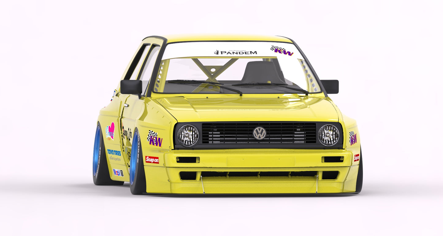 Pandem Racing | V1.0 Volkswagen Golf MK2 | 1983 - 1992