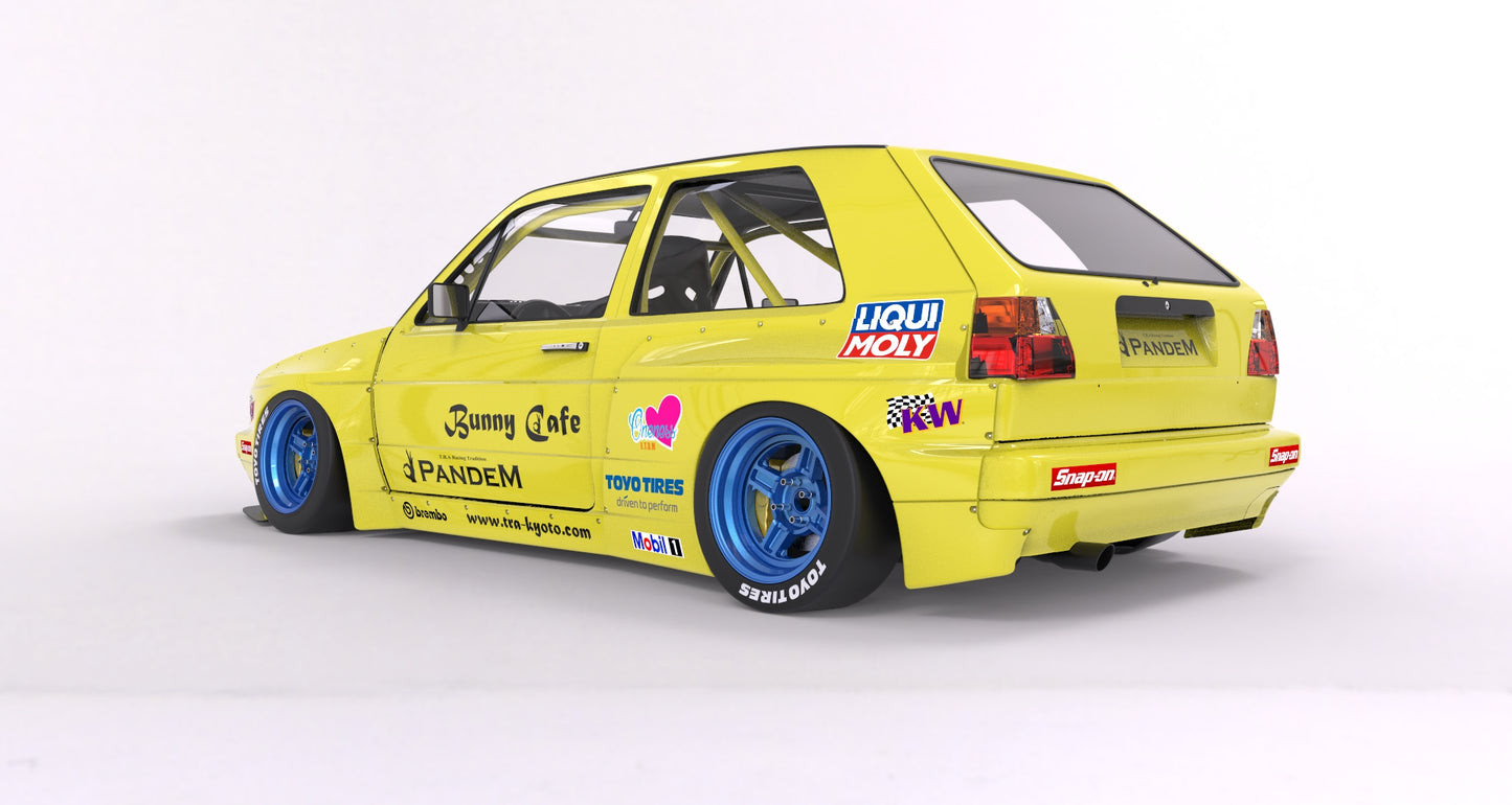 Pandem Racing | V1.0 Volkswagen Golf MK2 | 1983 - 1992