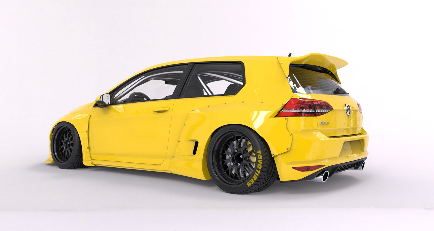Pandem Racing | V1.0 Volkswagen Golf MK7 GTI + Roof Wing | 2015 - 2021