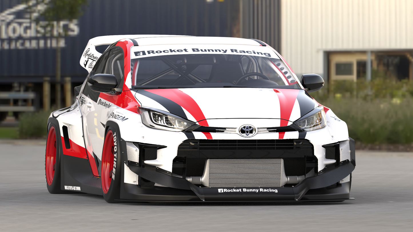 Pandem | V1.0 Toyota GR Yaris + Rear Wing | 2020+