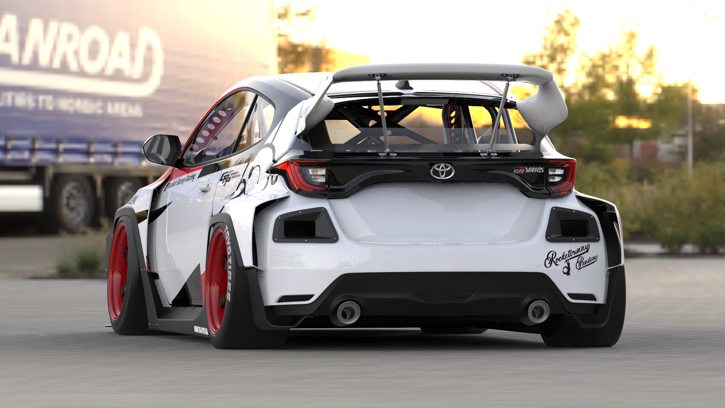 Pandem | V1.0 Toyota GR Yaris + Rear Wing | 2020+