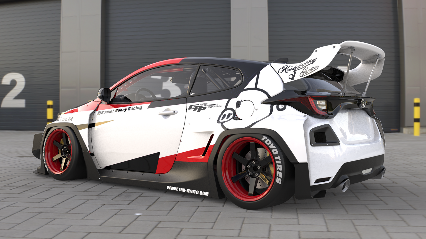 Pandem | V1.0 Toyota GR Yaris + Rear Wing | 2020+