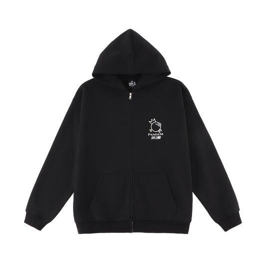 DPLS × Pandem | Iconic Logo Zip Up Hoodie