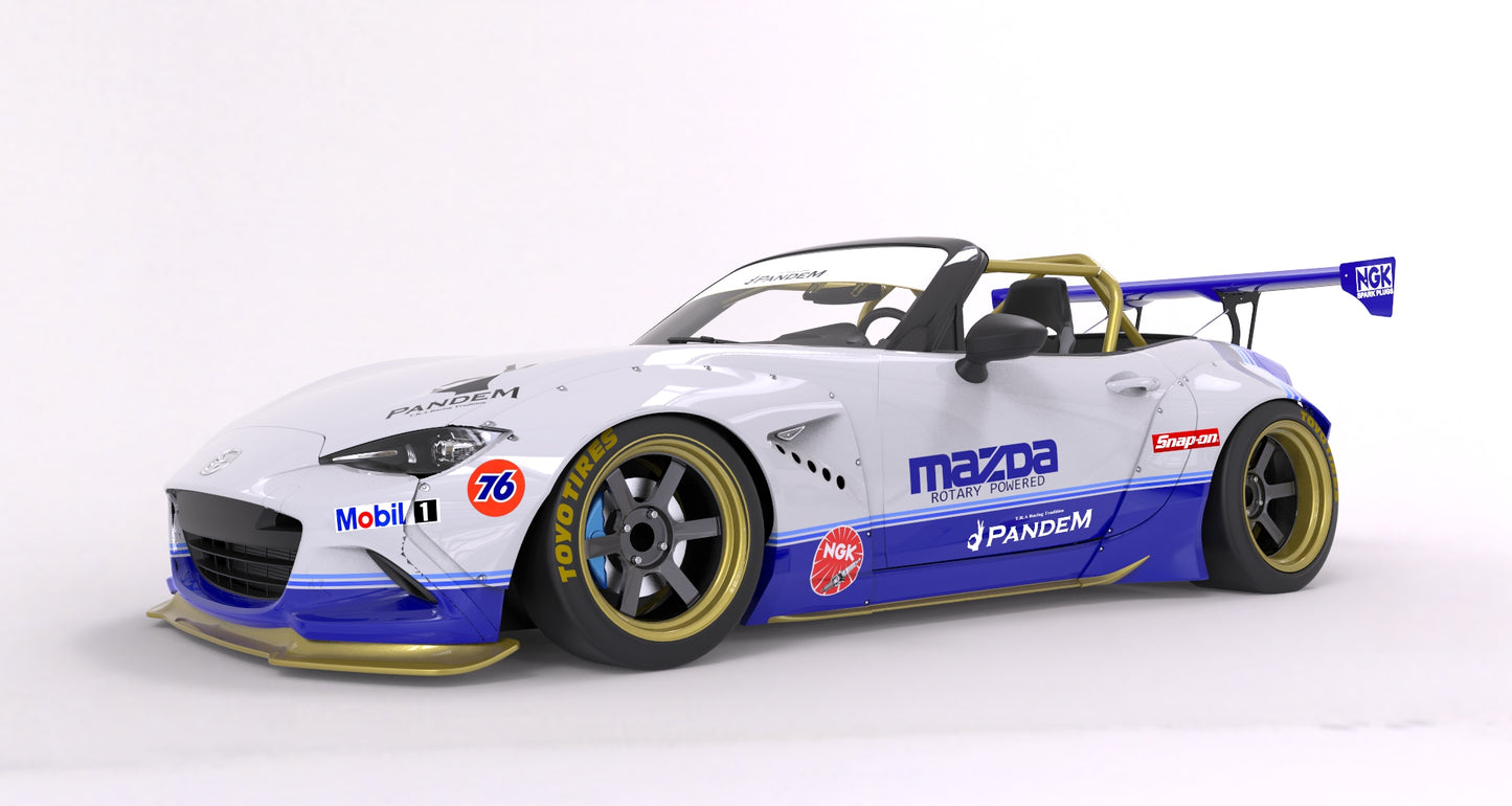 Pandem | V1.0 Mazda ND MX-5 Miata + GT Wing | 2015+