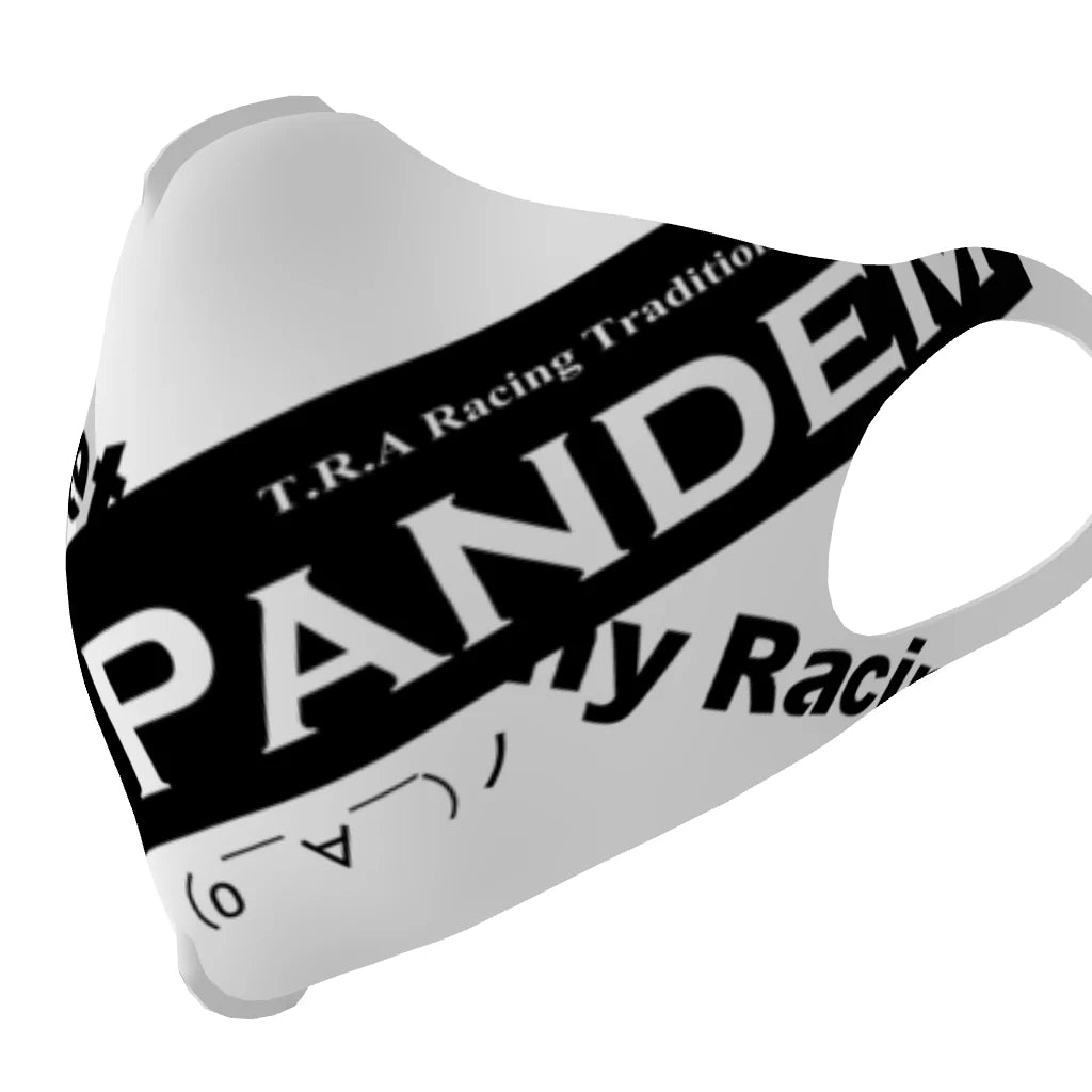 Pandem FACE MASK | WHITE | Rocket Bunny Racing × Pandem