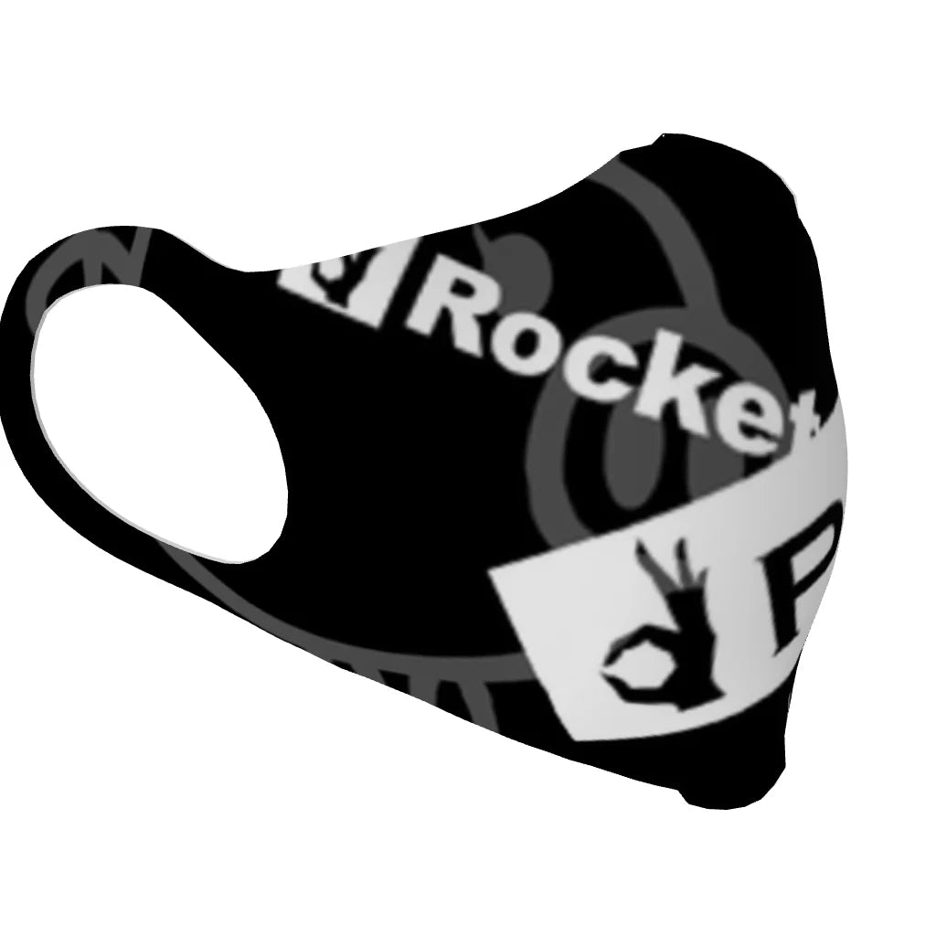 Pandem FACE MASK | BLACK | Rocket Bunny Racing × Pandem