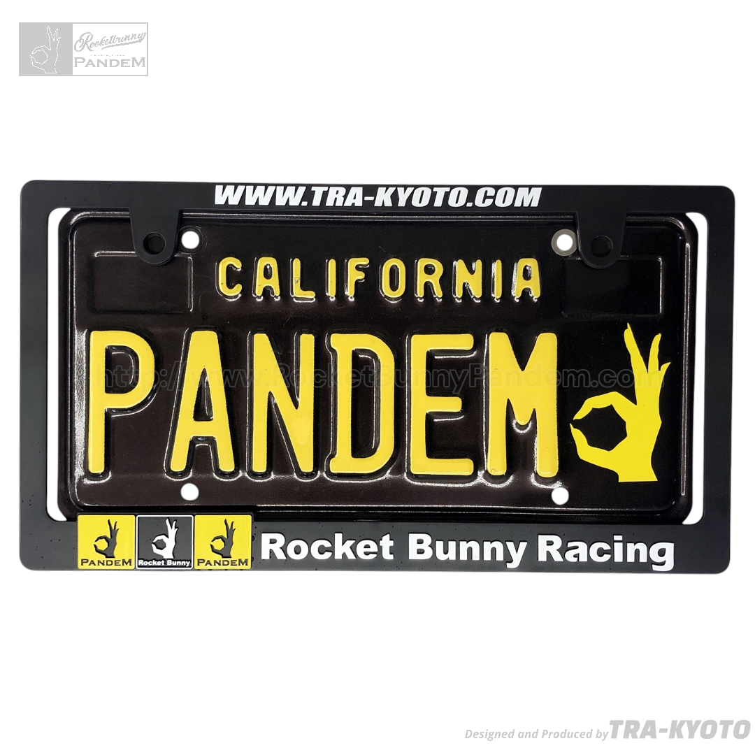 Pandem × Rocket Bunny Racing | License Plate Frame Cover