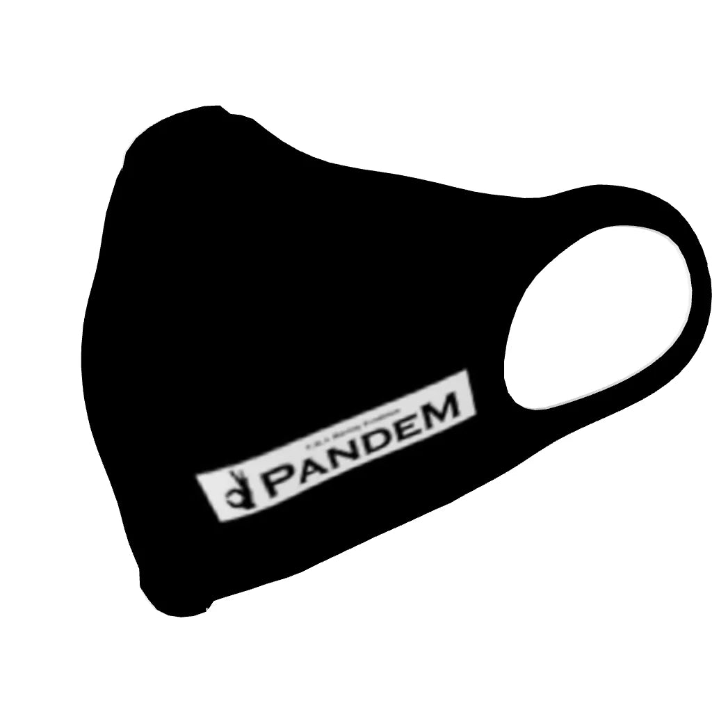 Pandem FACE MASK Framed with Logo | BLACK | Pandem