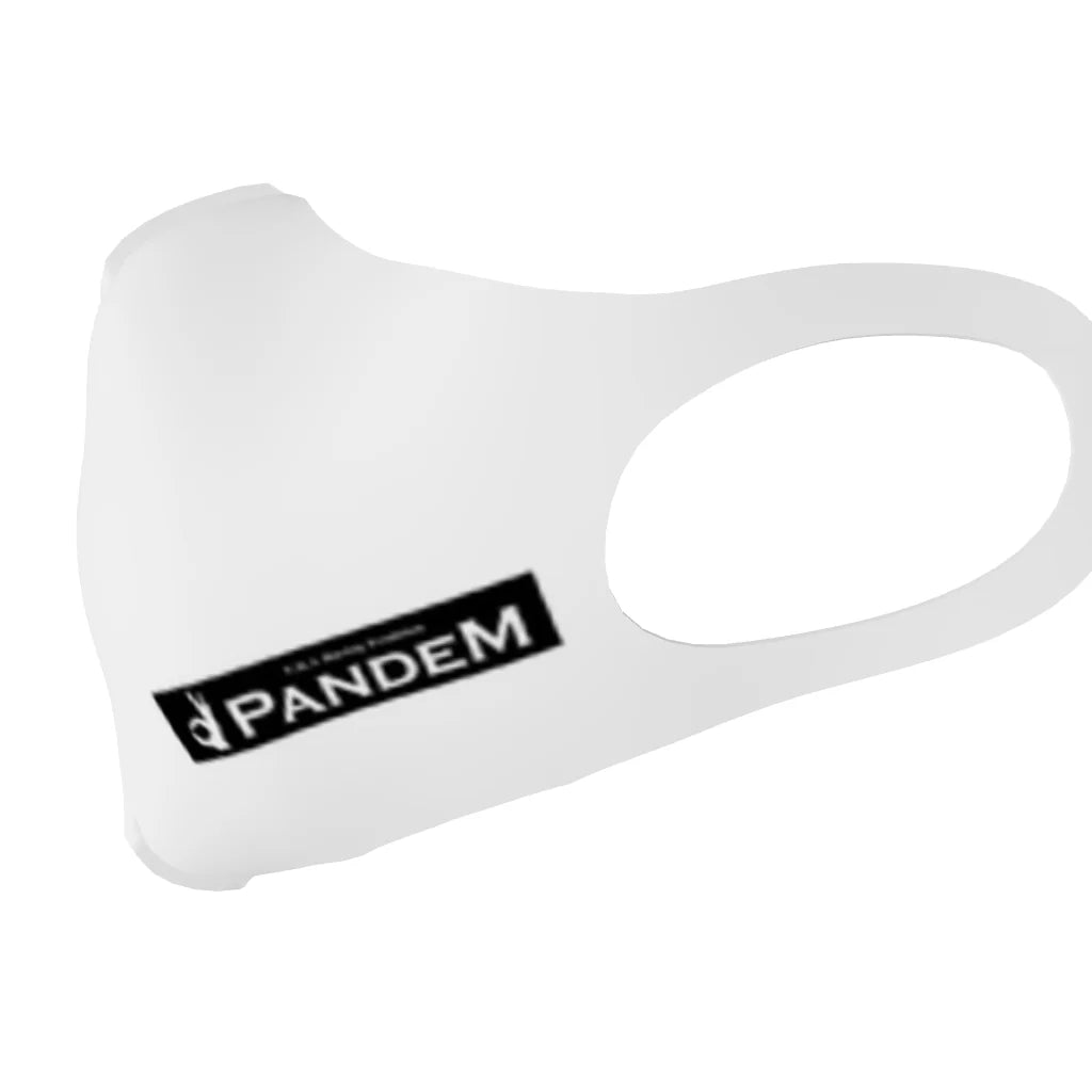 Pandem FACE MASK Framed with Logo | WHITE | Pandem