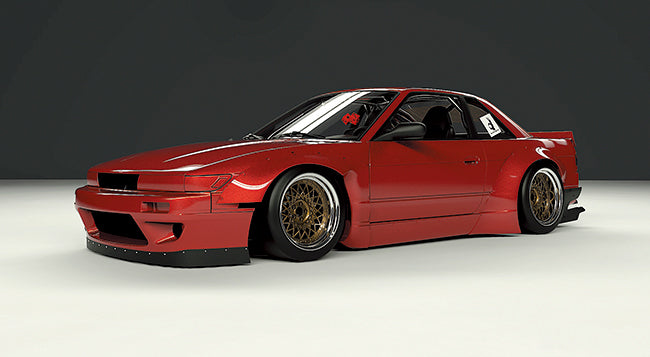 Nissan Silvia S13 \"Rocket Bunny\" (V2） Nissan Silvia S13 ROCKET BUNNY V2 (ADDICTION x ABC LIMITED
