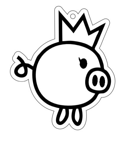 DPLS × Pandem | Pig Air Freshener