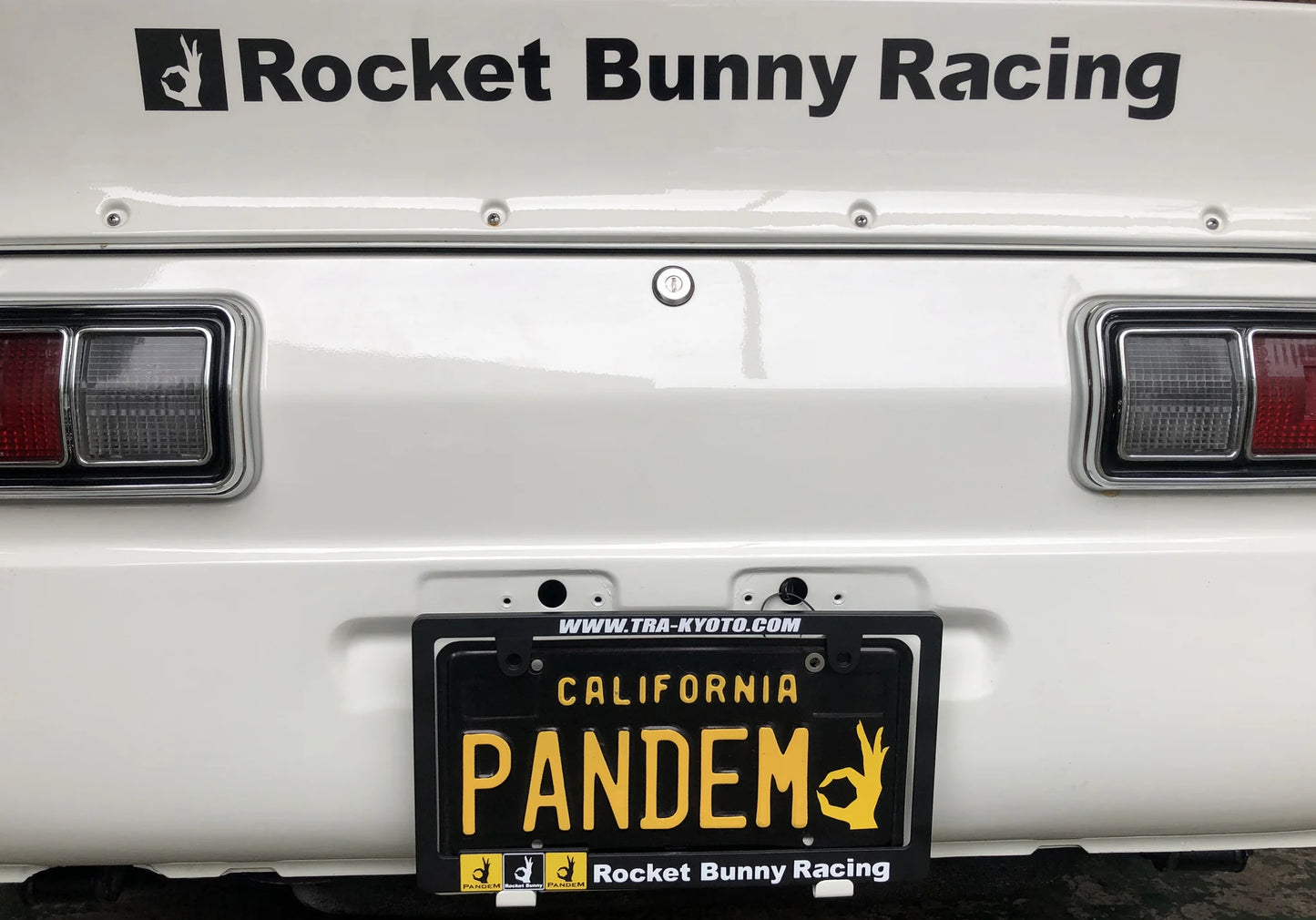 Pandem × Rocket Bunny Racing | License Plate Frame Cover