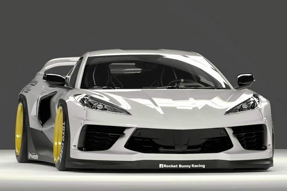 Pandem | V1.0 Chevrolet C8 Corvette + Rear Wing | 2020+