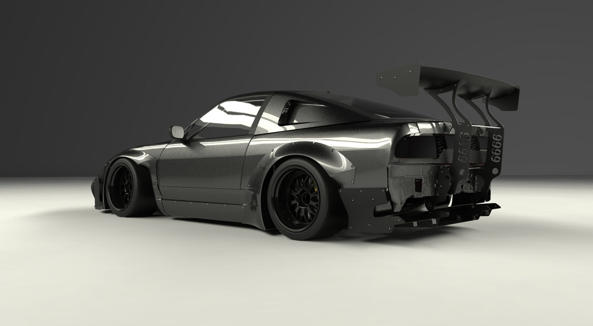 GReddy Pandem Rocket Bunny V2 Duck-Tail Wing | 1995-1998 Nissan 240SX (17020306) main image 0
