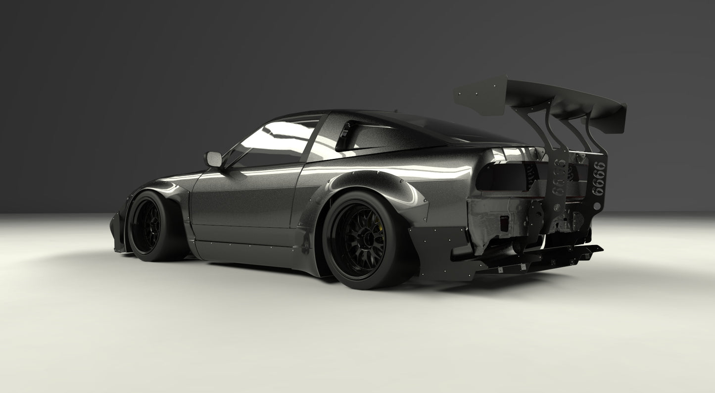 Rocket Bunny Racing | V2.0 Nissan 180SX / 240SX [RPS13] + Wing [Options] | 1989 - 1993