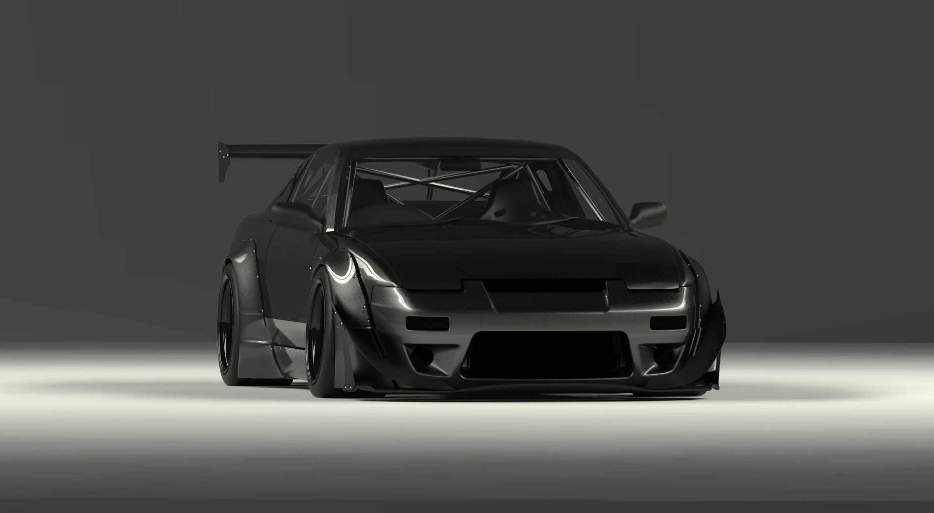 Bunny GReddy Nissan 240SX (RPS13) Rocket Bunny Wide Body V2 Front Bumper