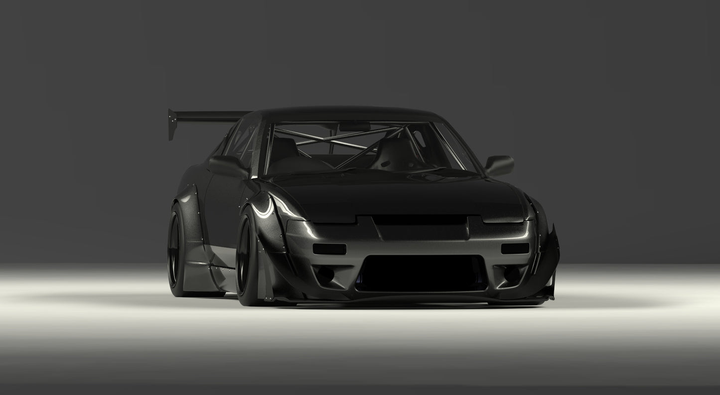 Rocket Bunny Racing | V2.0 Nissan 180SX / 240SX [RPS13] + Wing [Options] | 1989 - 1993
